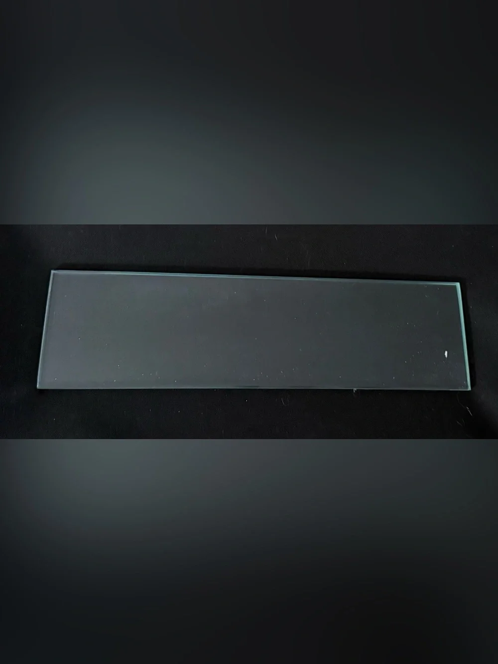 Fired Earth Glassworks Recessed Glass Shelf for bathroom